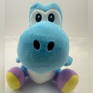 Super Mario All Star Collection Light Blue Yoshi Plush